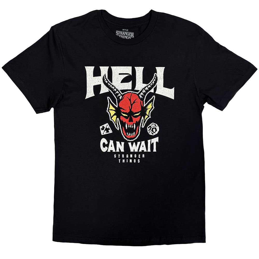 Stranger things - Hell Can Wait Herren TShirt - Schwarz